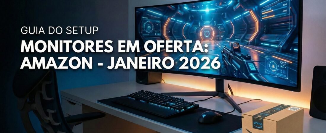 Monitores em Promoção na Amazon Brasil (Janeiro 2026)